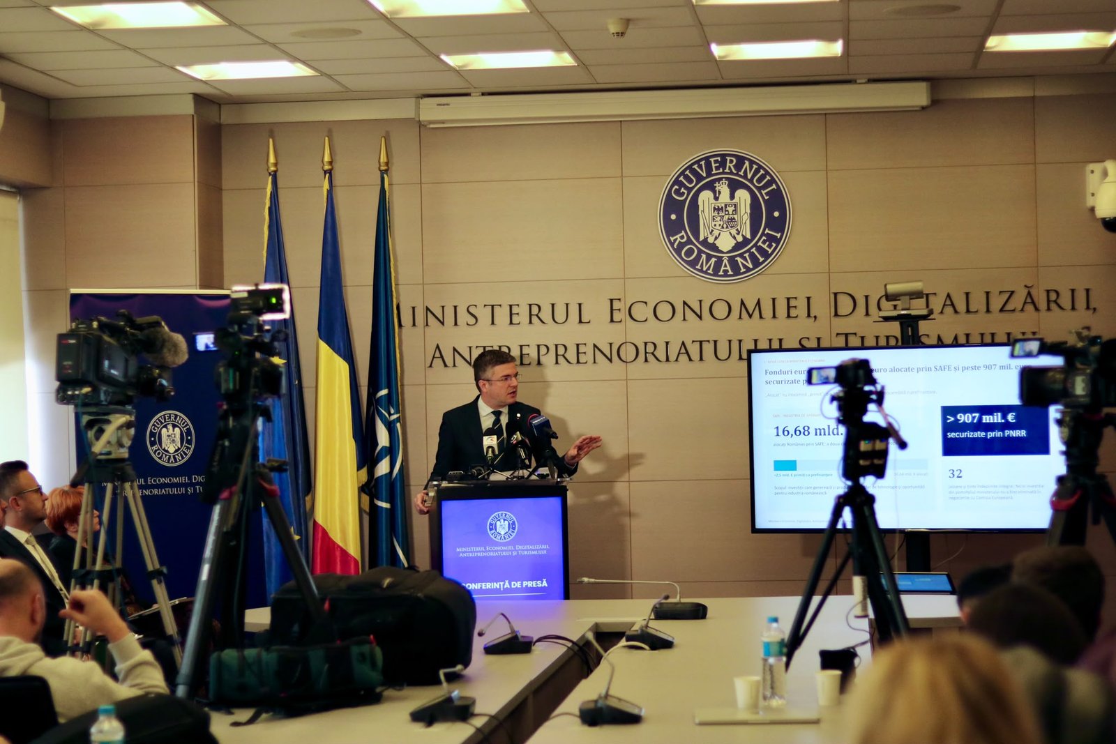Irineu Darău prezintă bilanțul de după nouă luni de mandat la Ministerul Economiei