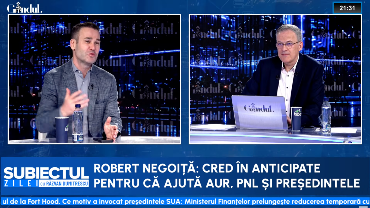 Robert Negoiță analizează dinamica politică: PSD este disciplinat, în timp ce PNL urmează să intre pe partitură