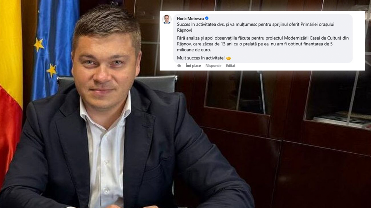 Primarul USR din Râșnov îl felicită pe Alexandru Stoica, ministrul desemnat al Dezvoltării din partea PSD
