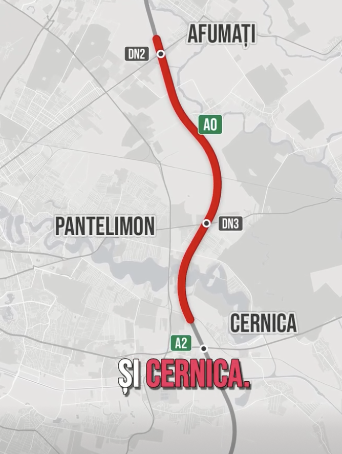 Se deschide circulația pe 13 km noi din Autostrada capitalei A0 Nord pe 26 octombrie