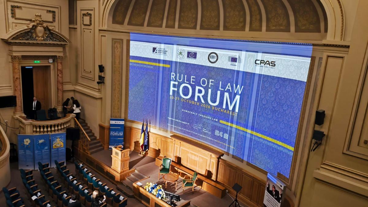 Nicușor Dan participă la Forumul privind statul de drept de la Biblioteca Centrală Universitară