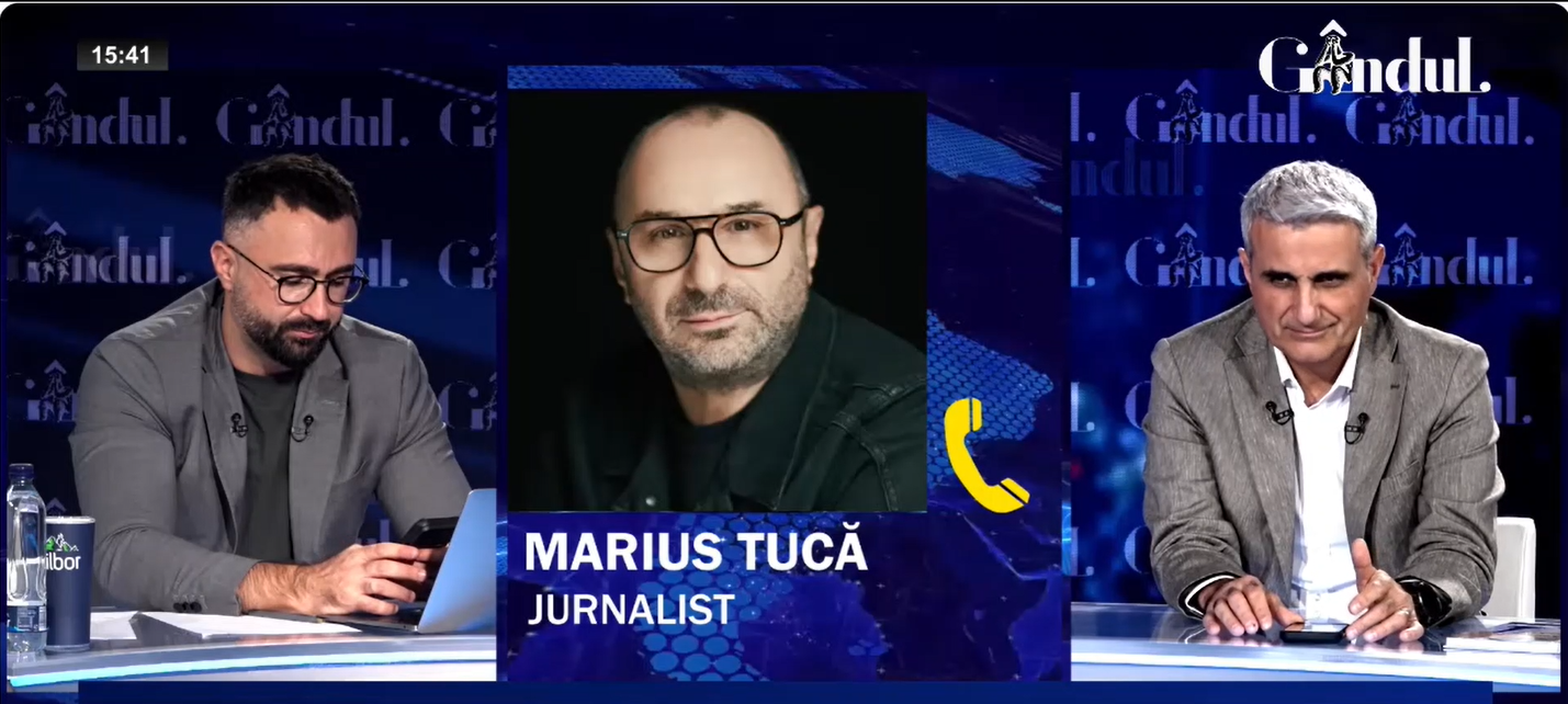 Marius Tucă critică propunerea lui Luca Niculescu privind înființarea unui organism de combatere a dezinformării