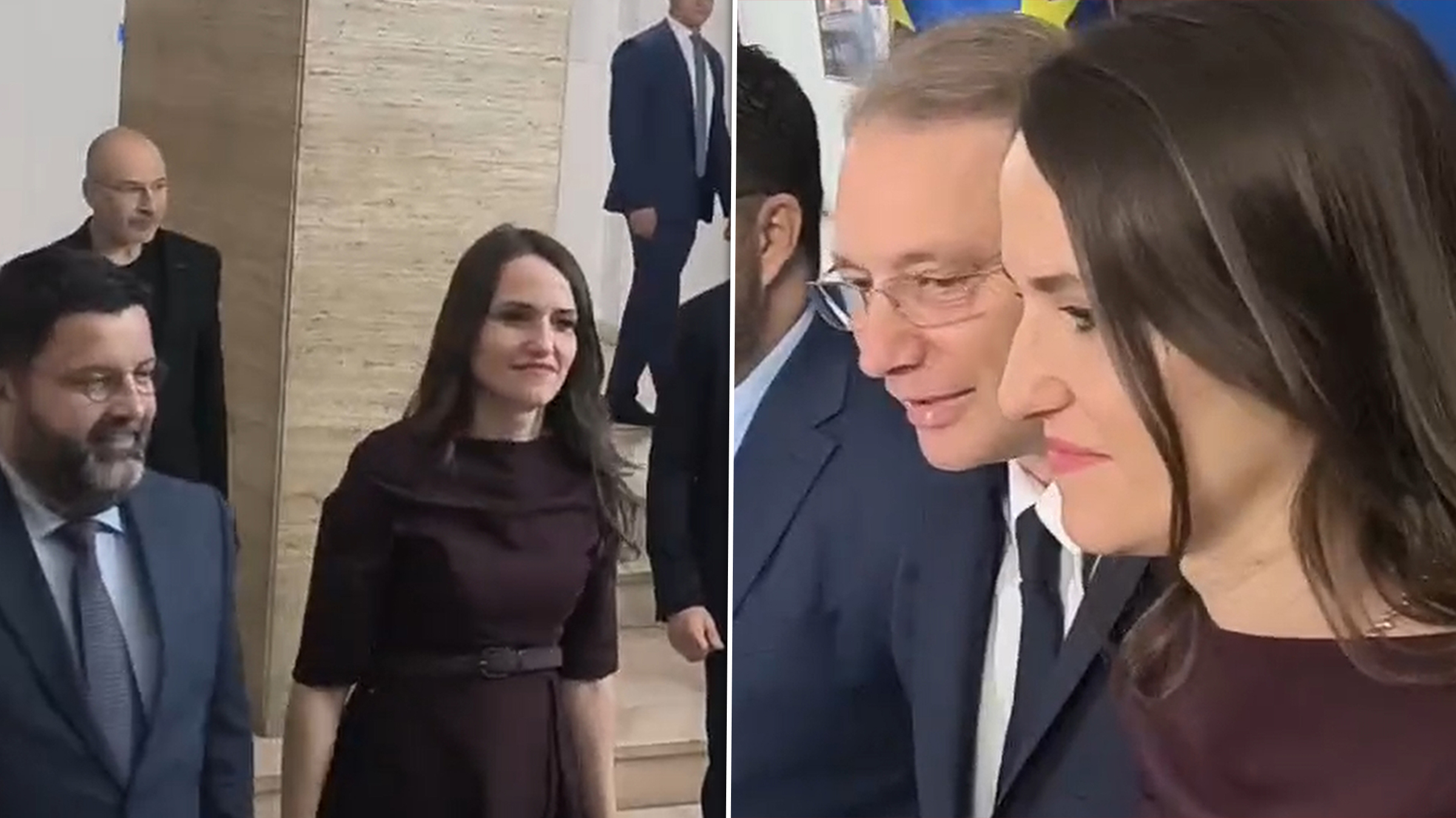 Incident la MAE: Oana Țoiu l-a condus afară pe premierul Luca Niculescu înainte de declarații
