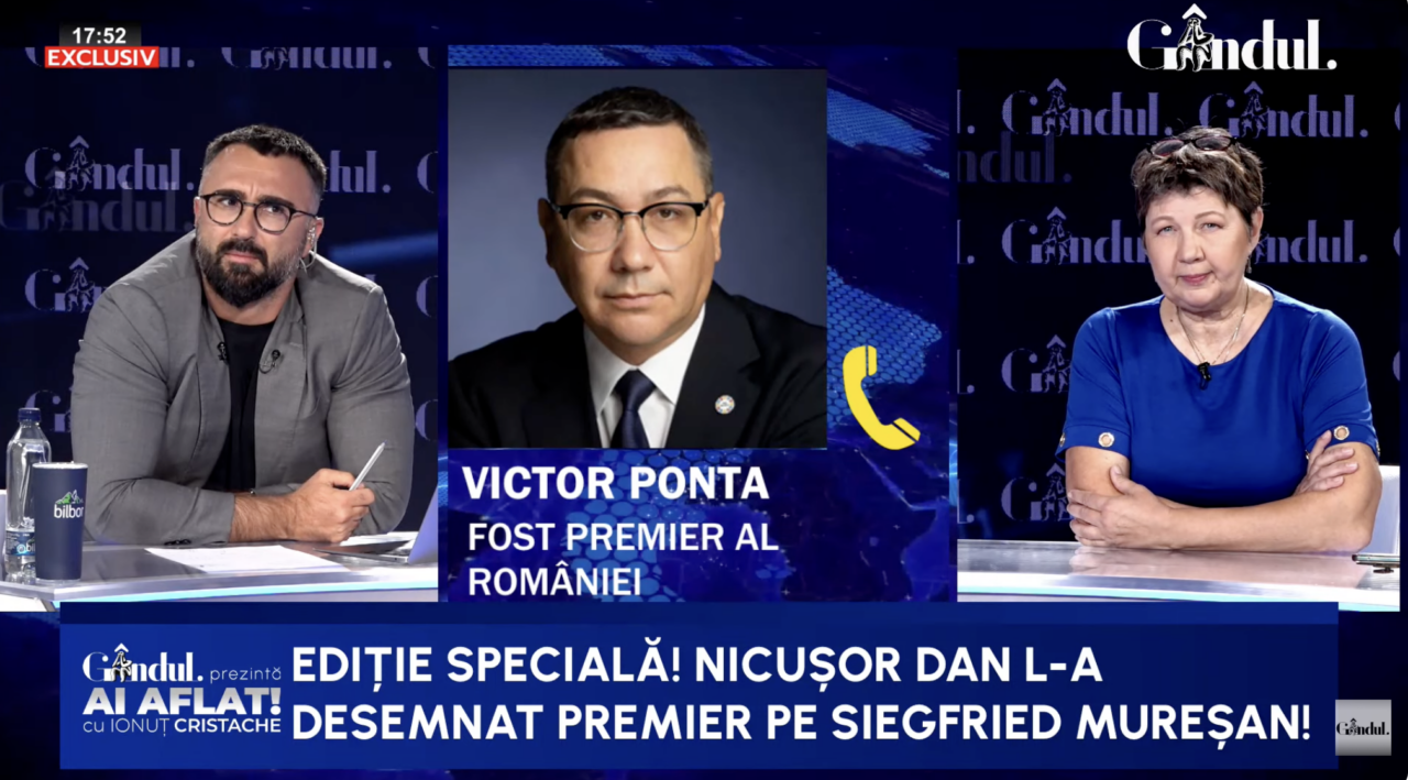 Victor Ponta prevestește eșecul lui Siegfried Mureșan și laudă decizia lui Nicușor Dan