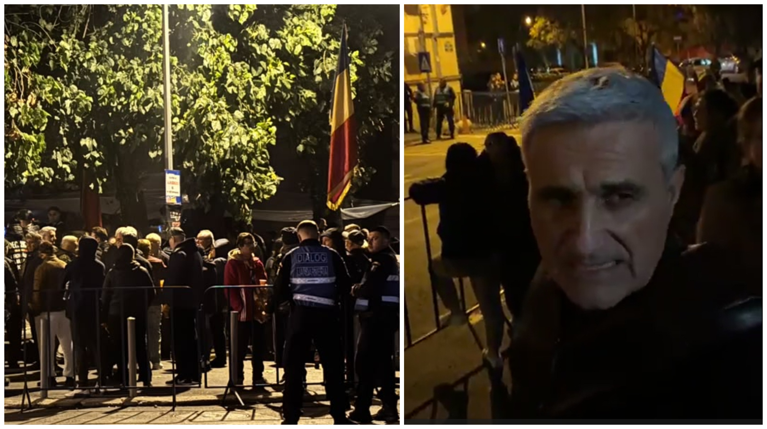 Manifestări în fața Arestului Central pentru Călin Georgescu. Jurnalistul Robert Turcescu este printre susținători