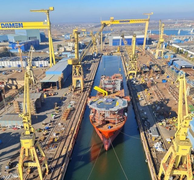 Damen Holding BV contestă în instanță procedura de vânzare a șantierului naval din Mangalia