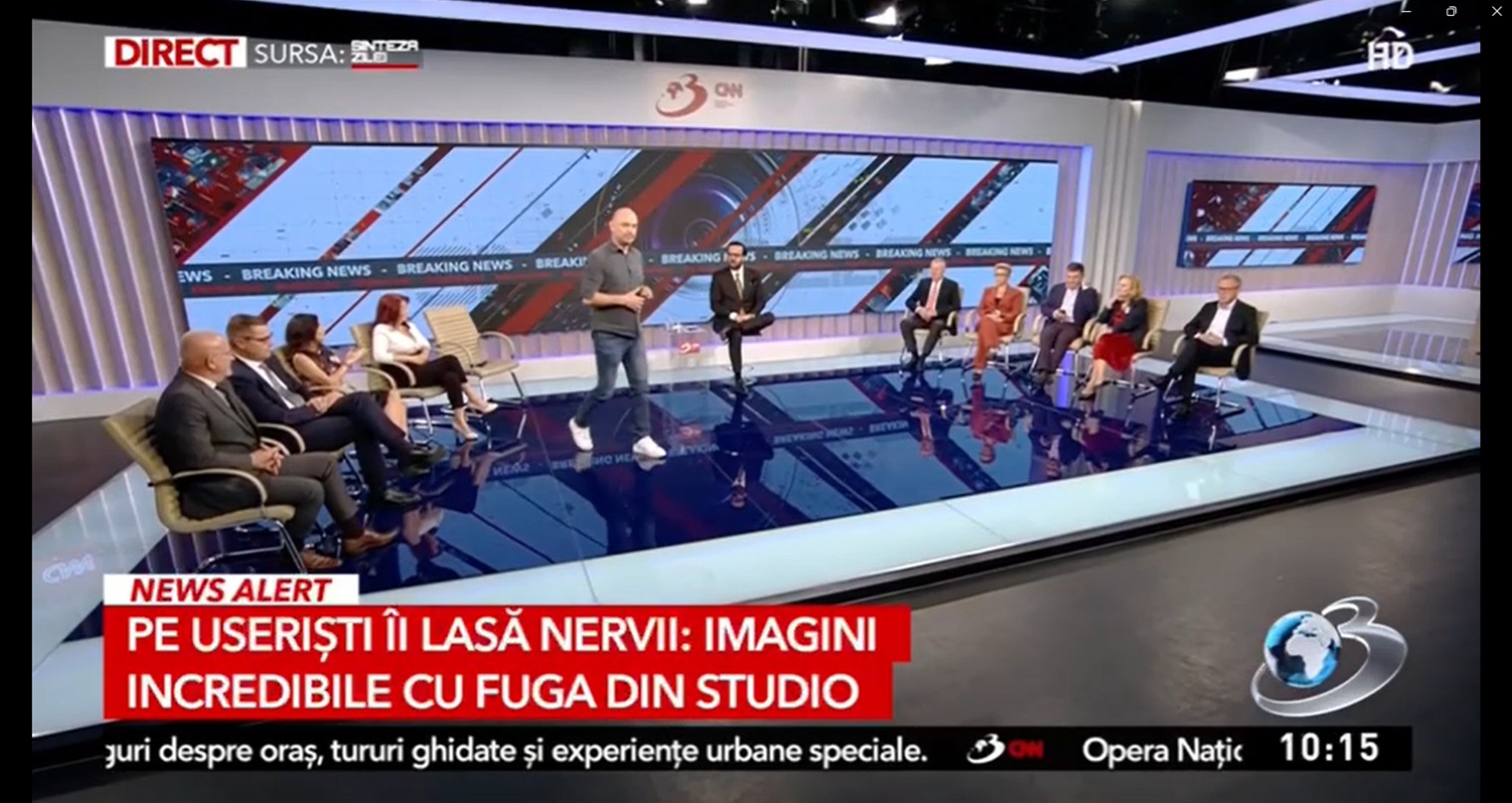 Radu Mihaiu a părăsit studioul Antena 3 după acuzații de trădare de la Mihai Gâdea și invitați