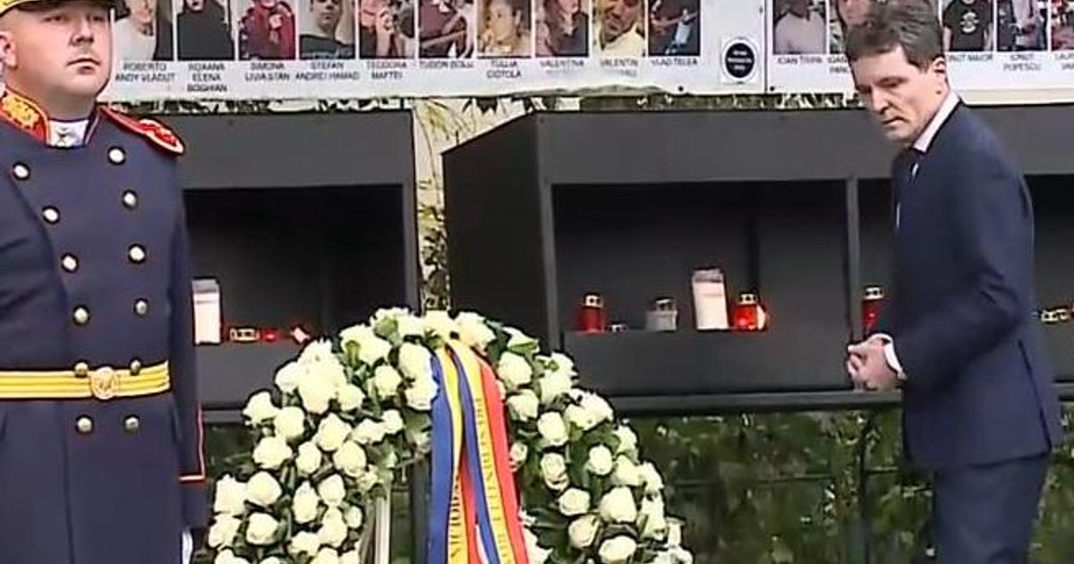 Nicușor Dan a omagiat victimele tragediei de la Colectiv în marcarea a 11 ani de la incendiu