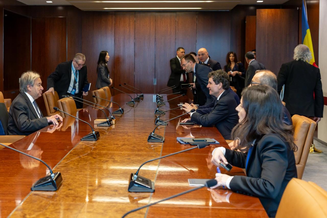 Nicușor Dan s-a întâlnit cu șeful ONU la New York. Mesajul președintelui despre rolul României