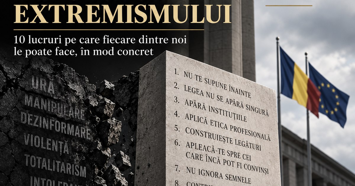 Strategii de combatere a extremismului: 10 acțiuni concrete pentru apărarea democrației