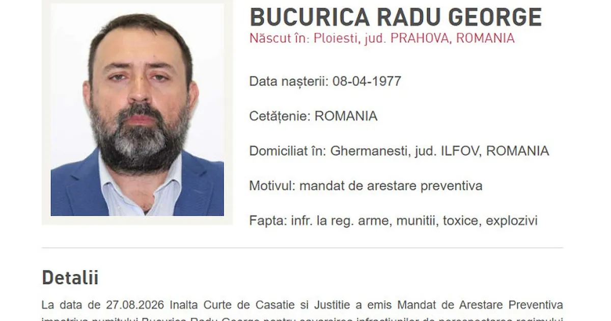 Curtea de Apel Alba Iulia dispune internarea medicală a procurorului Radu George Bucurică