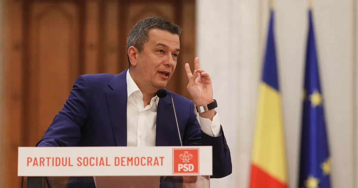 Sorin Grindeanu: Șansele ca PSD să susțină Guvernul lui Siegfried Mureșan sunt extrem de reduse