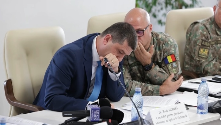 Critici dure la adresa prezenței militarilor la audierea lui Radu Miruță: Armata aparține statului