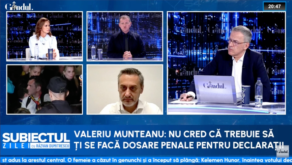 Valeriu Munteanu acuză o orchestrație în jurul arestării lui Călin Georgescu pentru a influența votul în Parlament