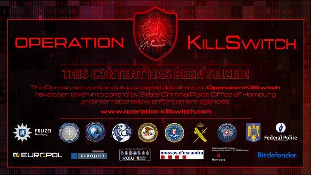 Operațiunea KillSwitch: Grupare internațională de cybercriminali destructurată, un român a fost reținut de DIICOT