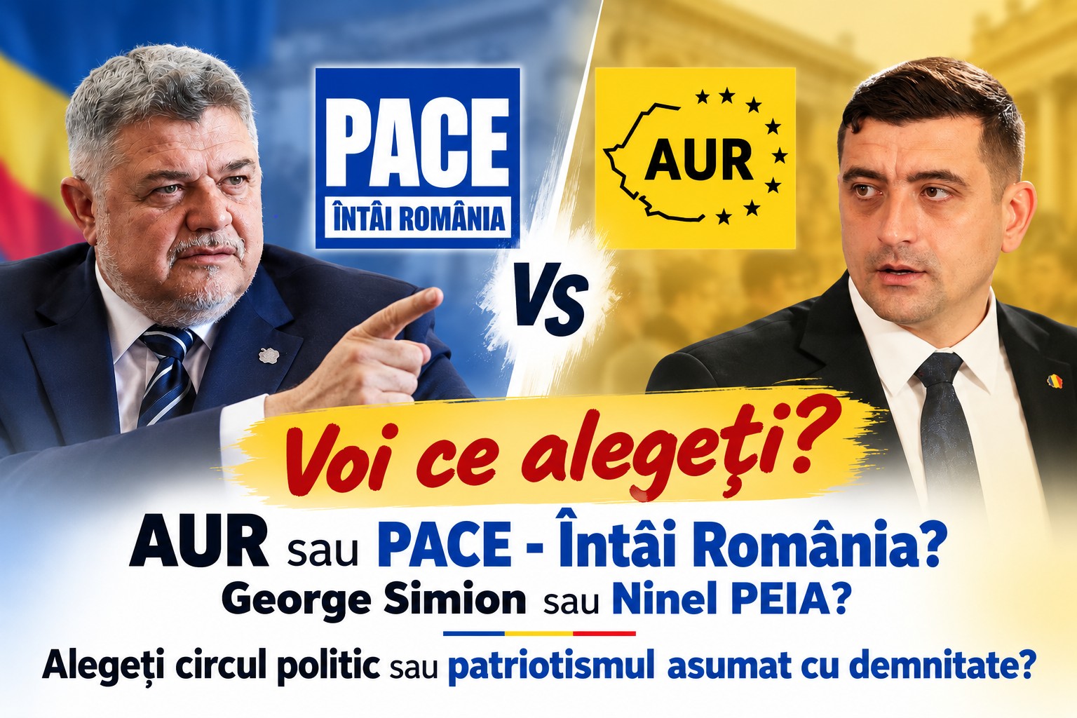 Conflict în tabăra suveranistă: Ninel Peia îl numește pe George Simion „Cain” și anunță separarea de AUR