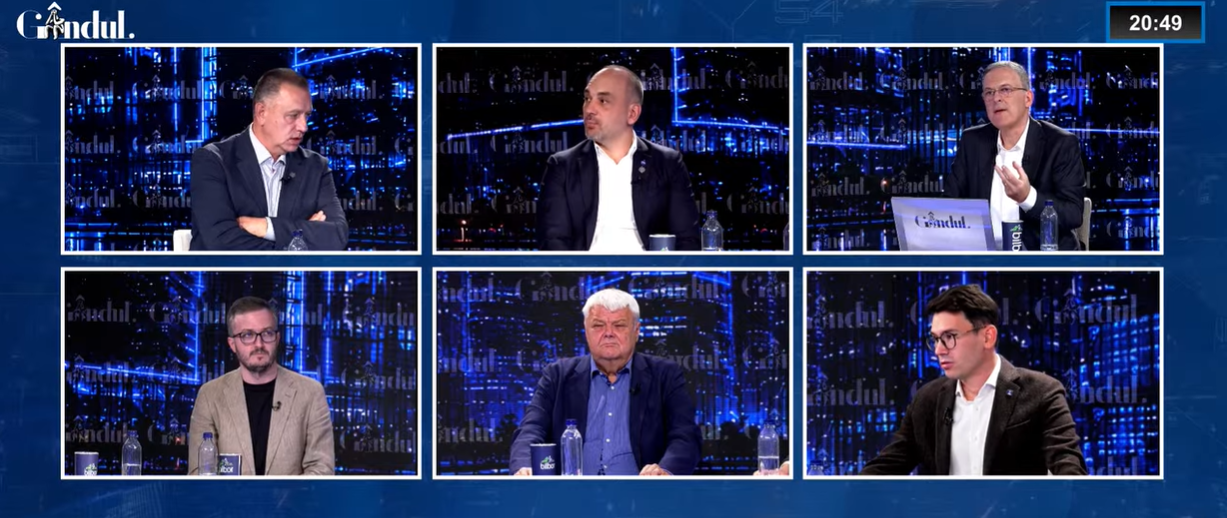Scandal în platoul Gândul: PSD și USR se în reproșează privind economia și datoria statului