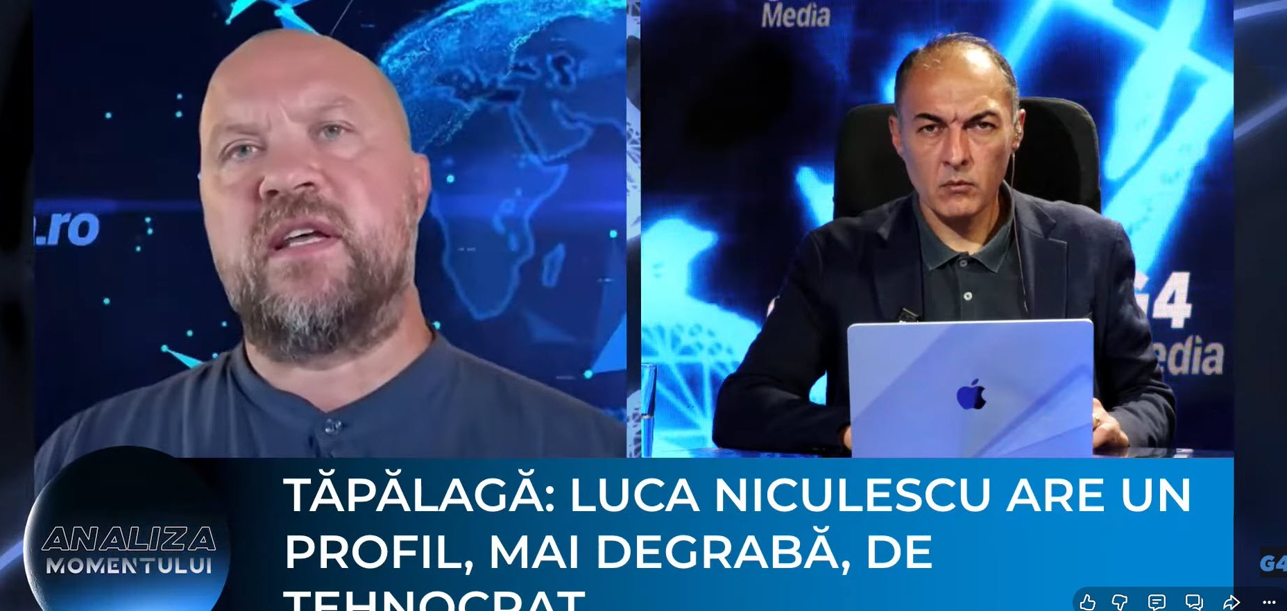 Dan Tăpălagă susține că Luca Niculescu nu are profilul necesar pentru a conduce un partid politic
