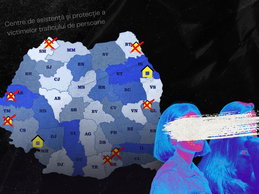 Centre de asistență pentru victimele traficului de persoane sunt închise, deși România declară că sunt funcționale