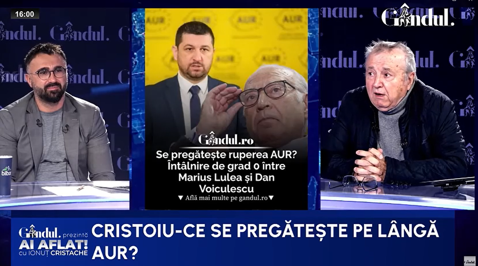Analistul Ion Cristoiu despre posibila scindare AUR: Scenariul unei alianțe cu Dan Voiculescu este nerealist
